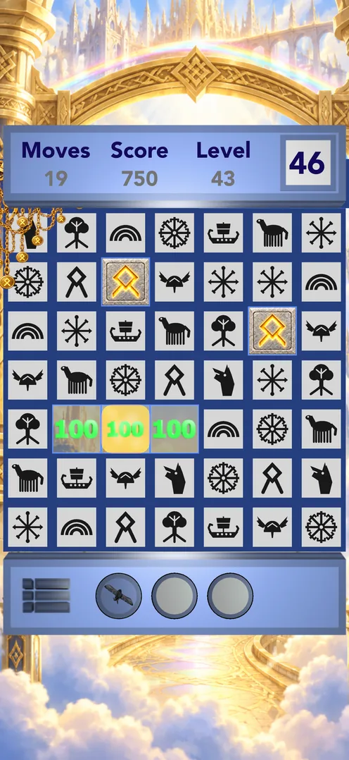 An Asgard level with runes